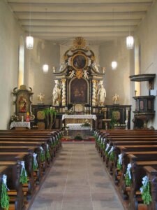 Kirche in Bosseborn Innenansicht